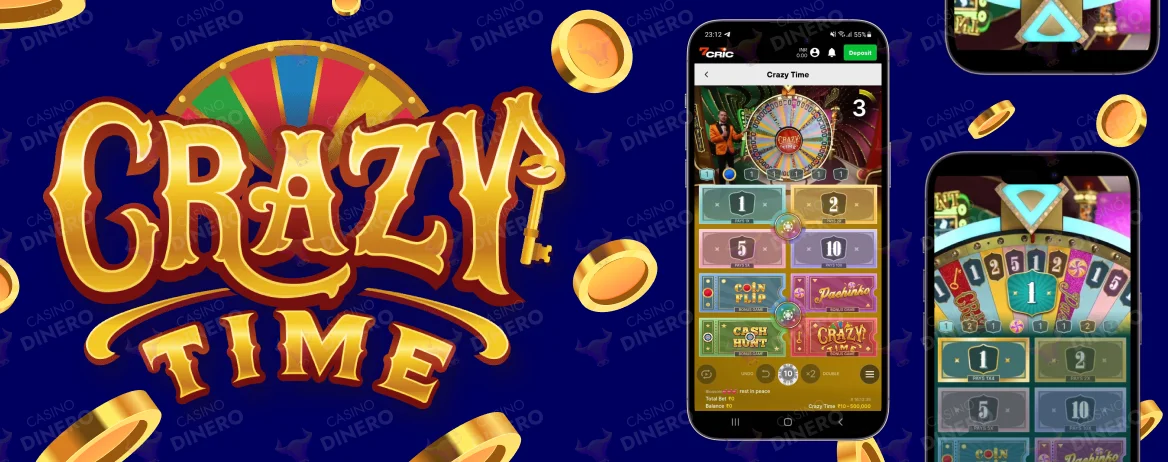 Crazy Time on mobile