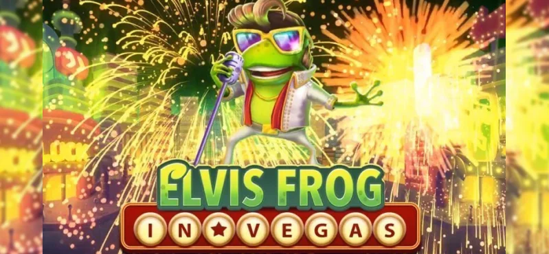 Elvis Frog in Vegas