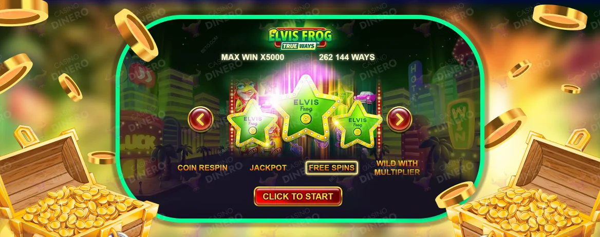 max win at Elvis Frog in Vegas